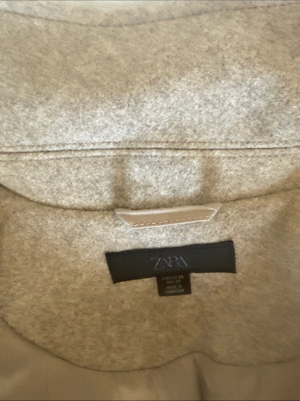 Zara women’s taupe jacket - Picture 6 of 6